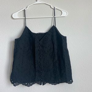Stradivarius Cami Top Black